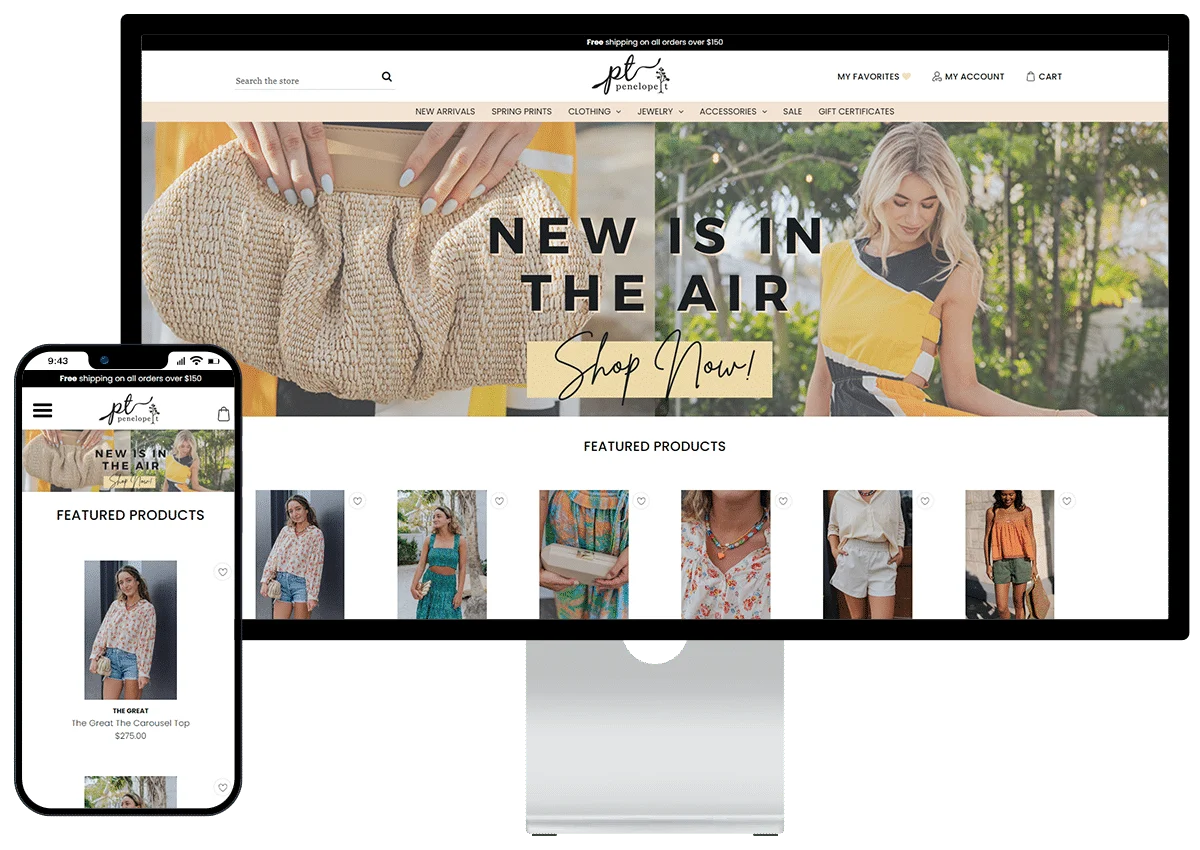 Fashion Industry Web Design