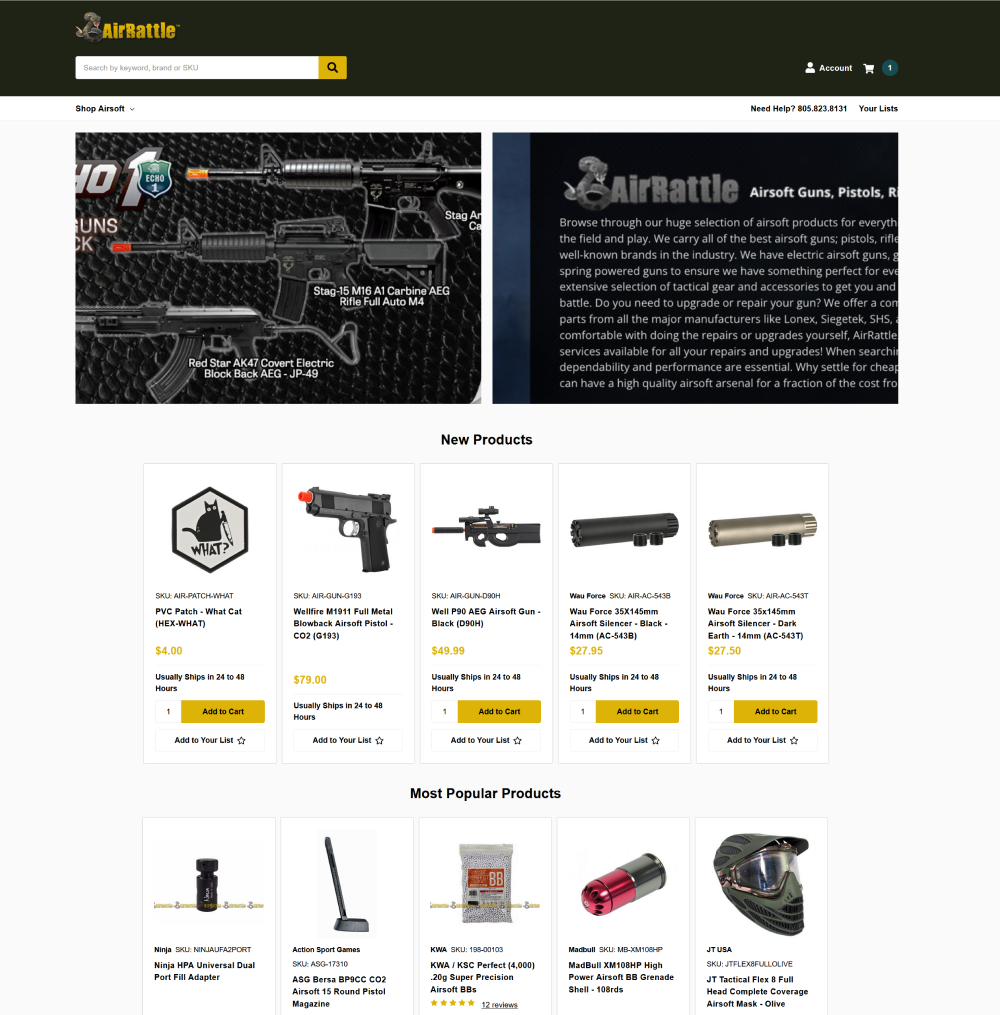 Previous home page