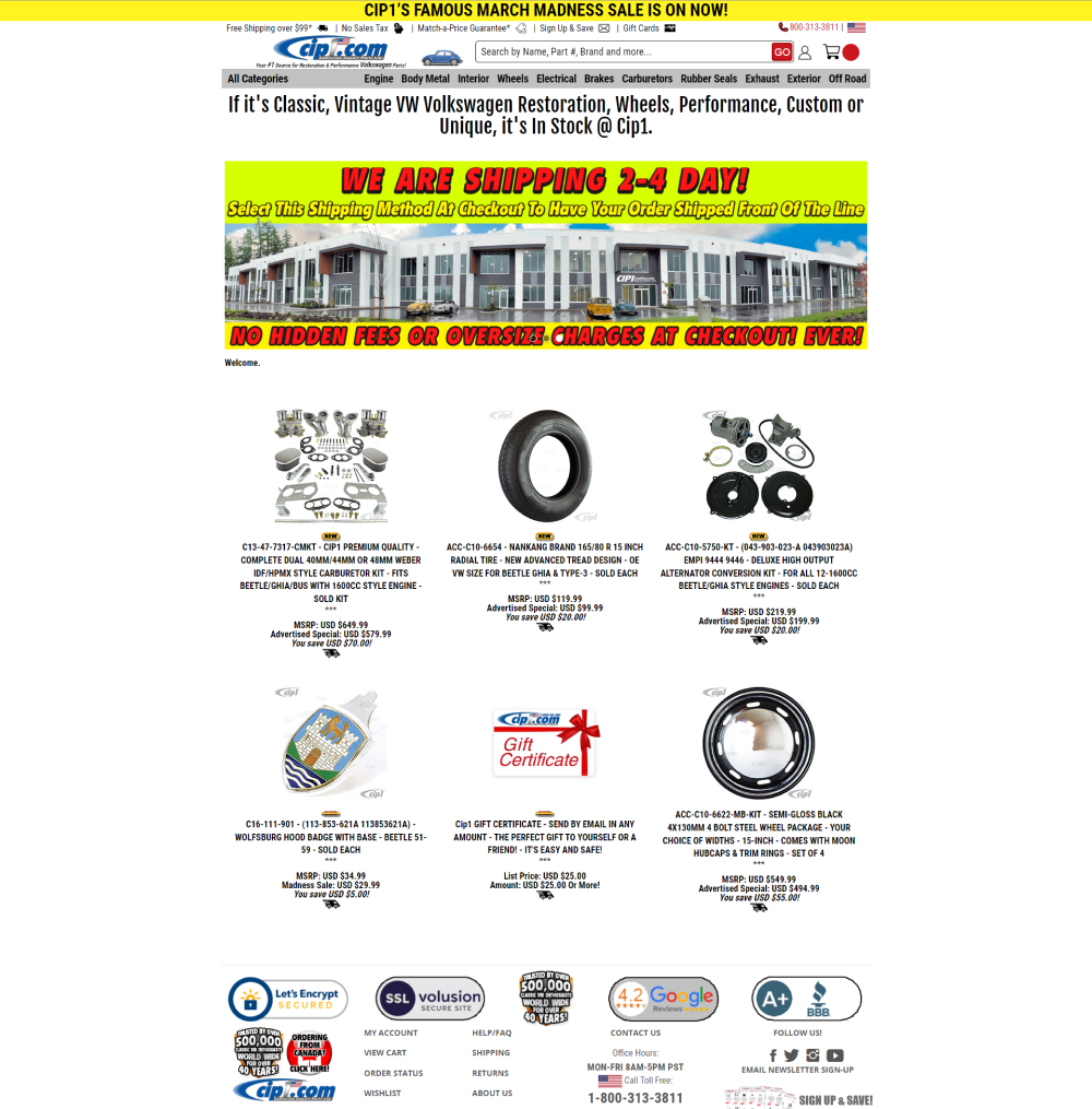 Previous home page