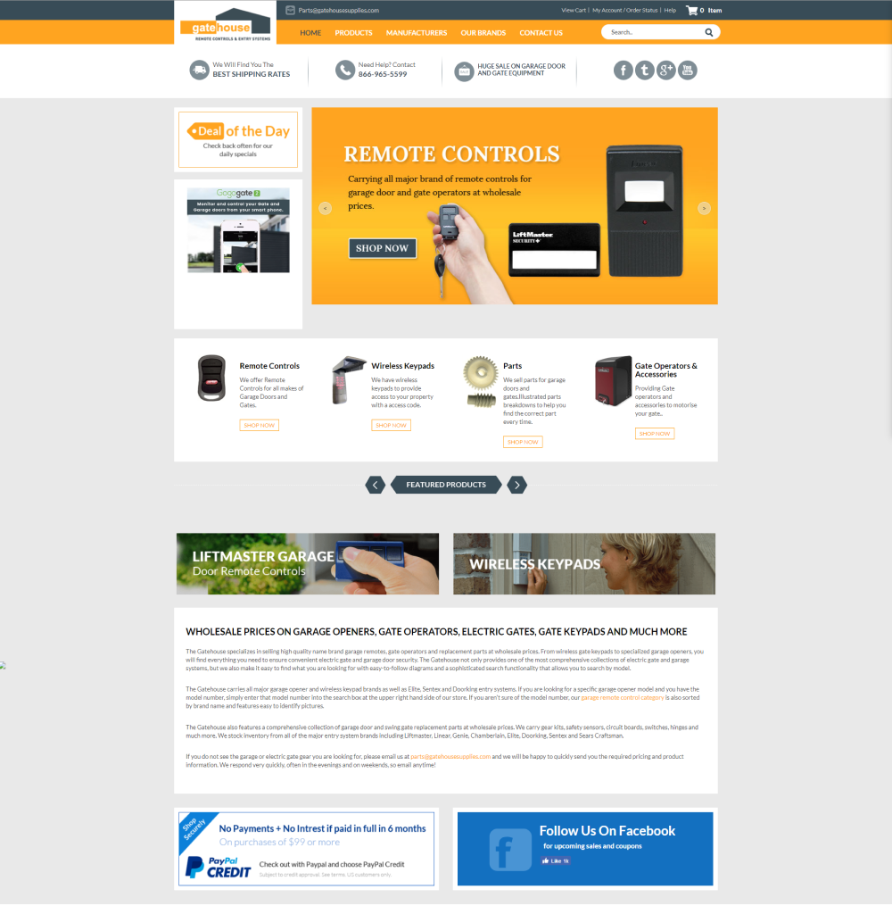 Previous home page