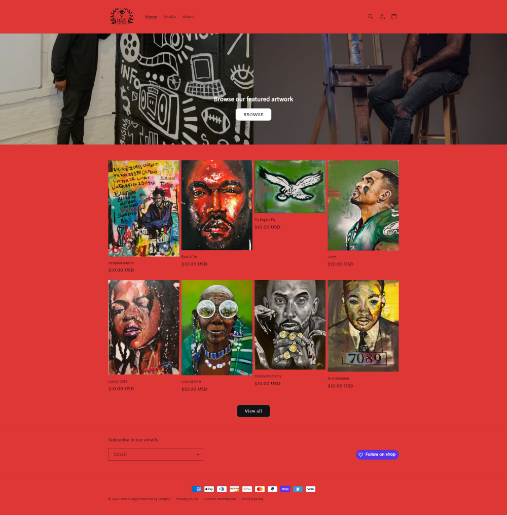 Previous home page