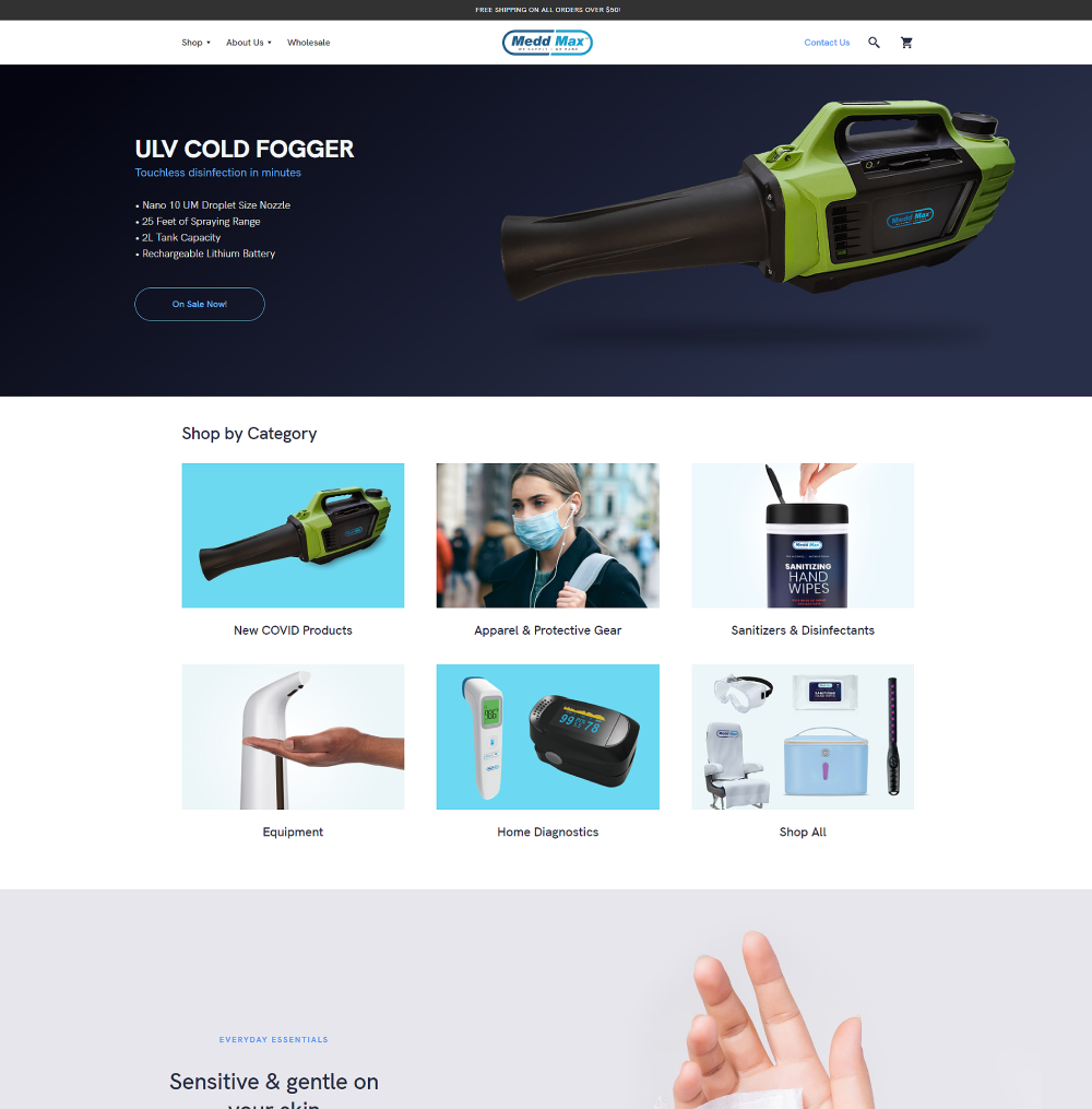Previous home page