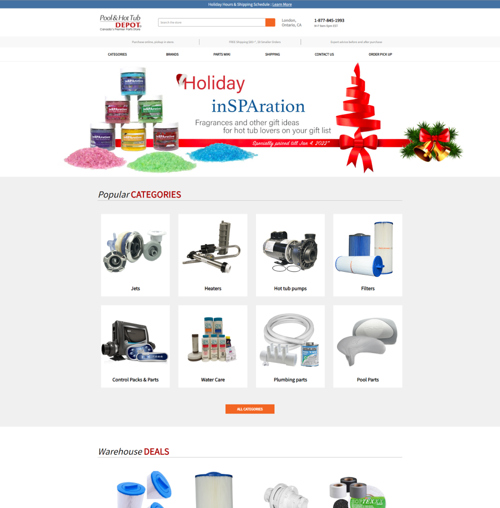 Previous home page