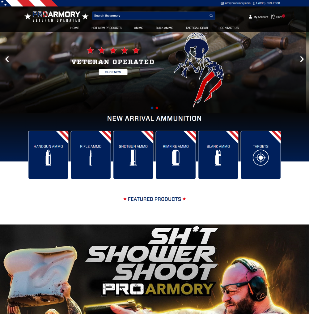 Redesigned home page