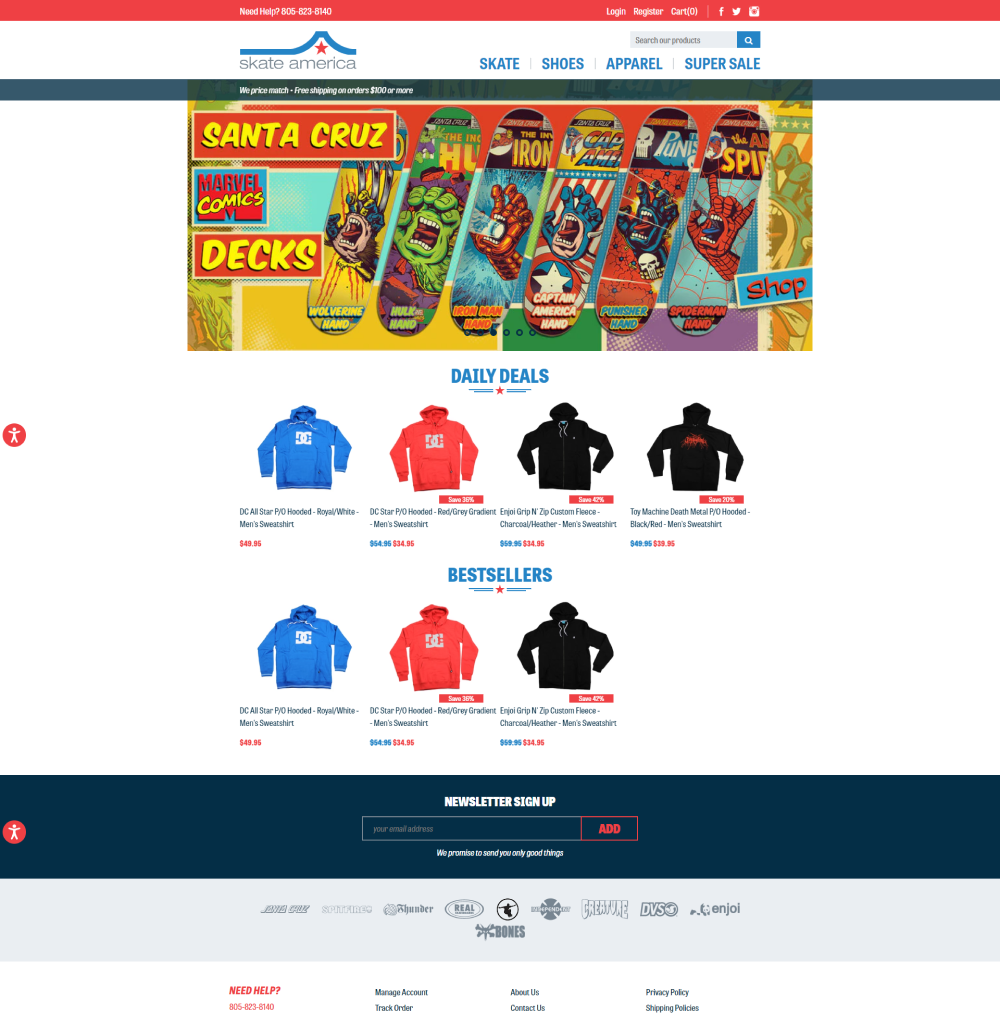 Previous home page