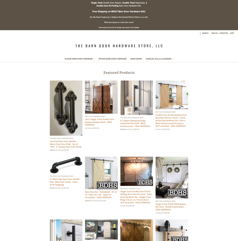 Previous home page