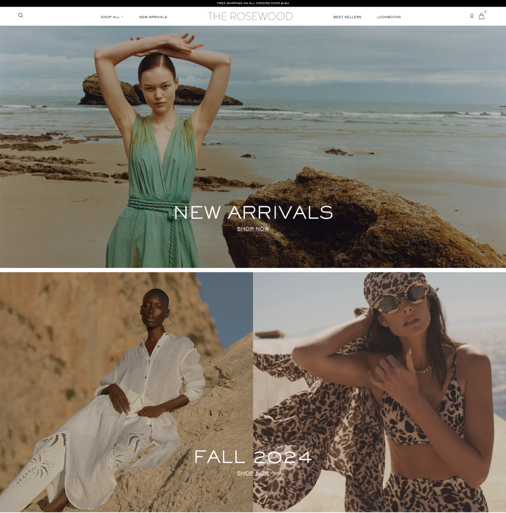 Redesigned home page