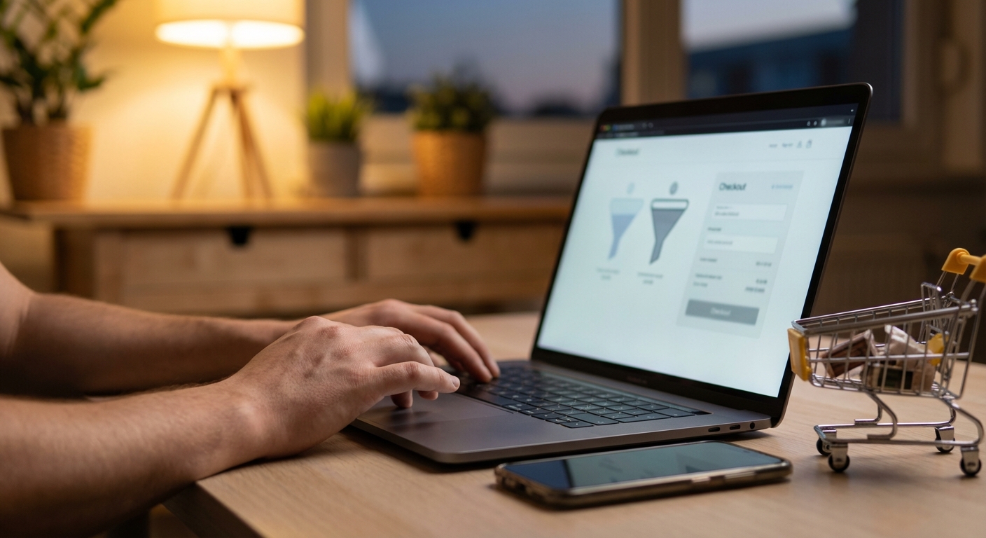 Checkout funnel drop-off