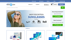 webeyecare Homepage - BigCommerce Expert