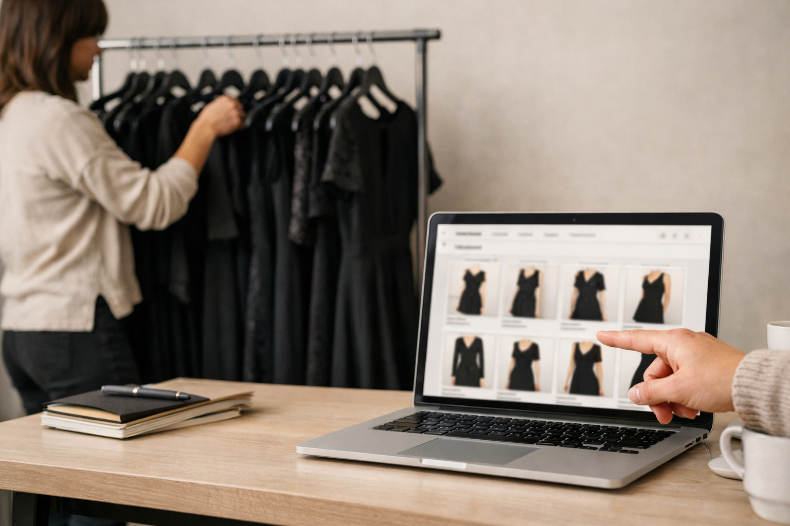 Turning Black Dress Filters Into a Landing Page