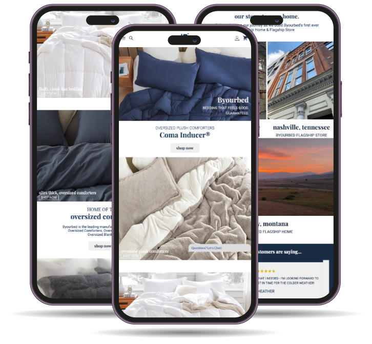 Responsive Mobile Designs for Home Goods Industry