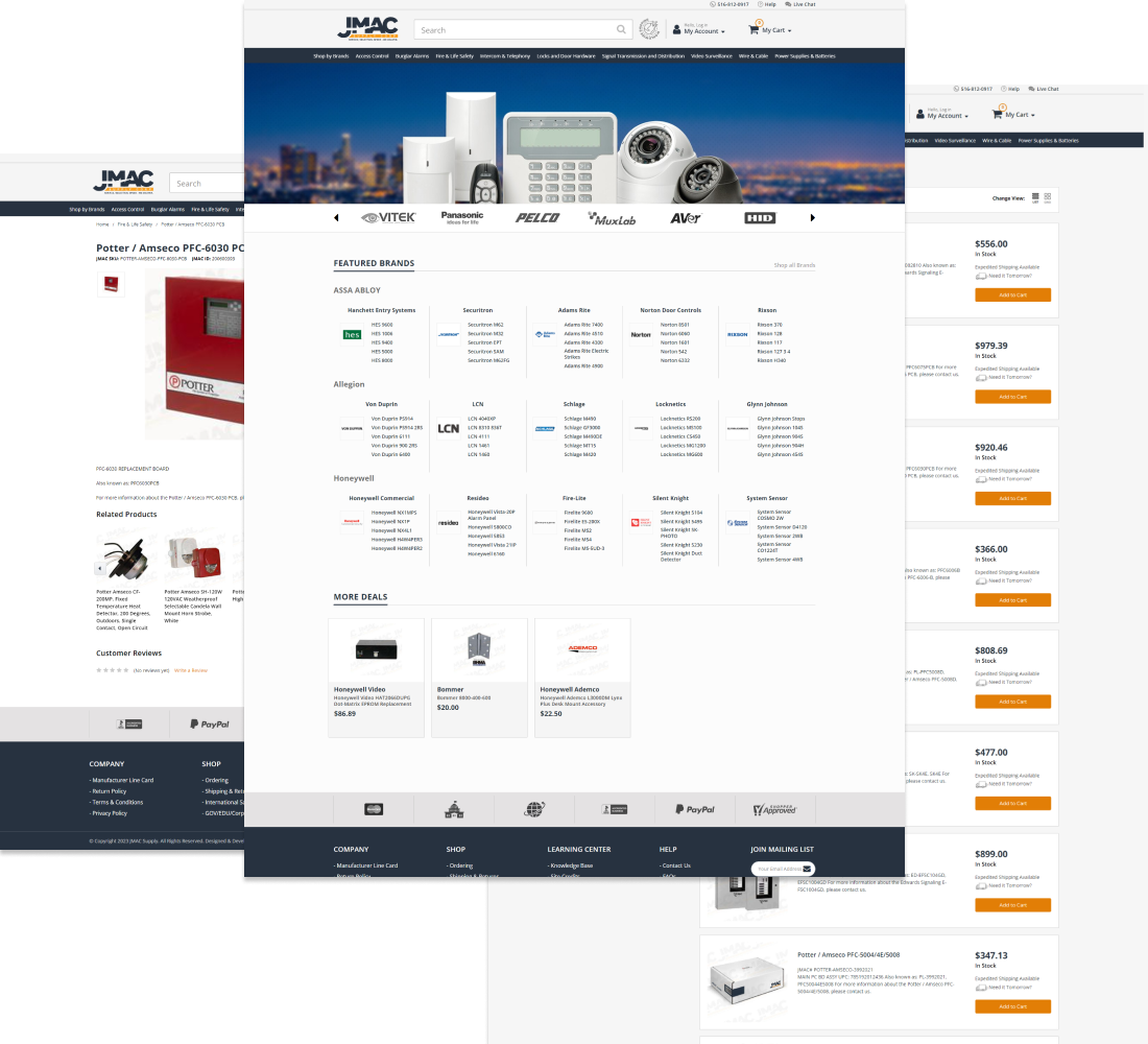 JMAC Supply BigCommerce Migration & Redesign