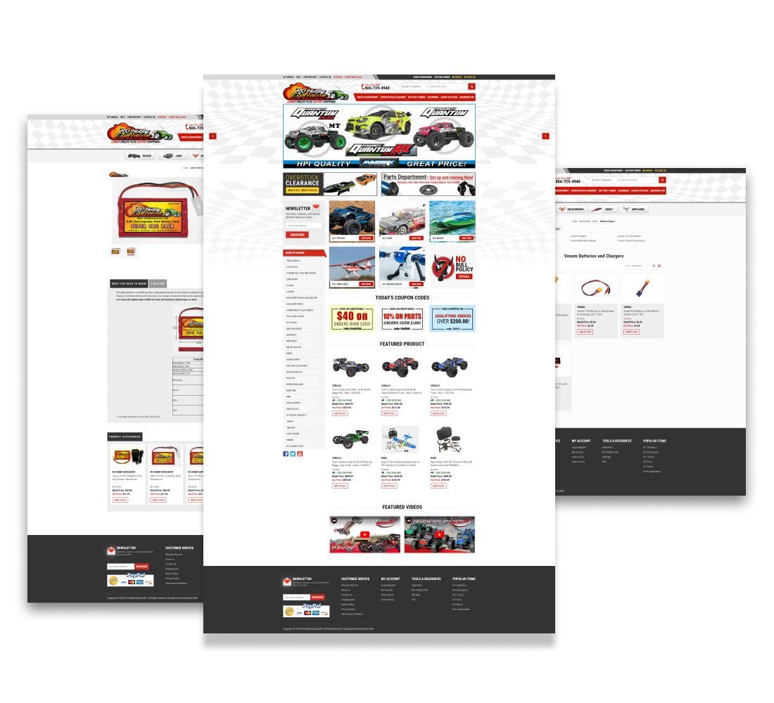 RC Hobby Explosion BigCommerce Migration & Redesign