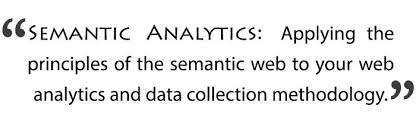 Semantic Analytics