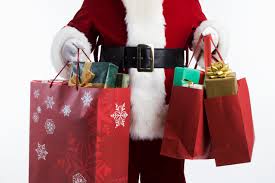 holiday shopping with santa