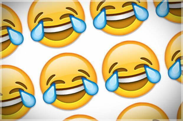 cry laughing emojis
