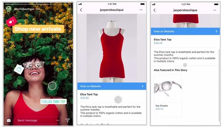 New BigCommerce Instagram Story Shopping Tool