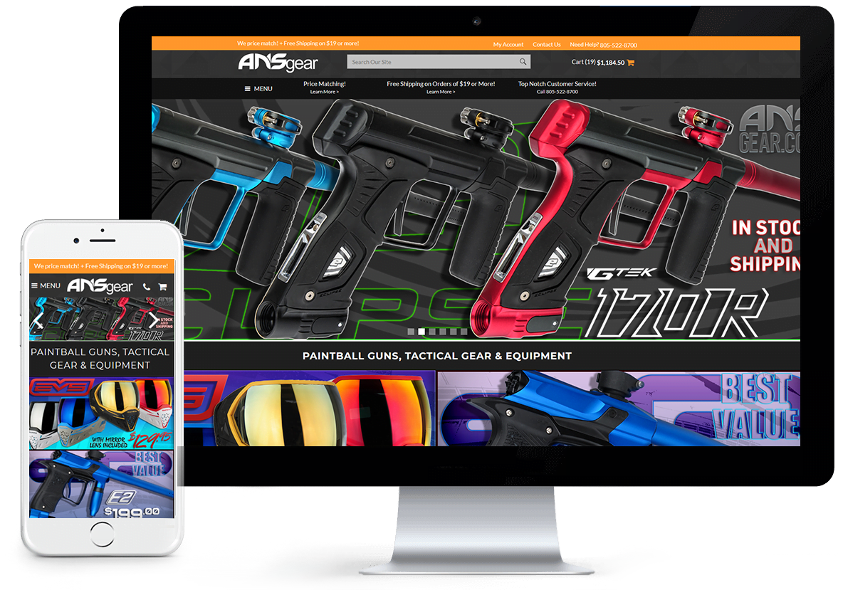 Ansgear.com - Volusion Custom Development