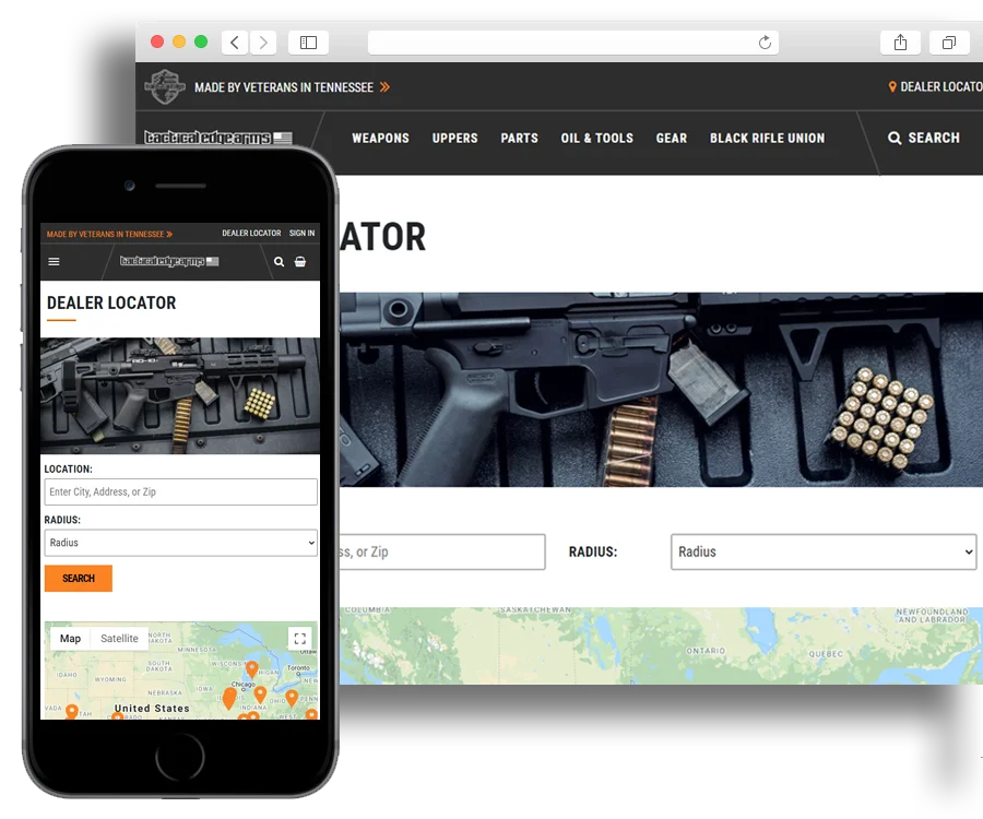 Tactical-Edgearms.com - Custom Dealor Locator