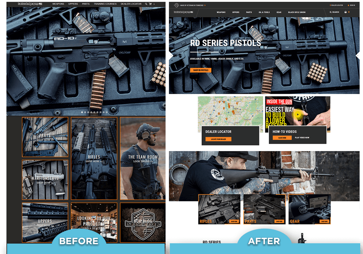 tactical-edgearms.com - BigCommerce Responsive Design and Development