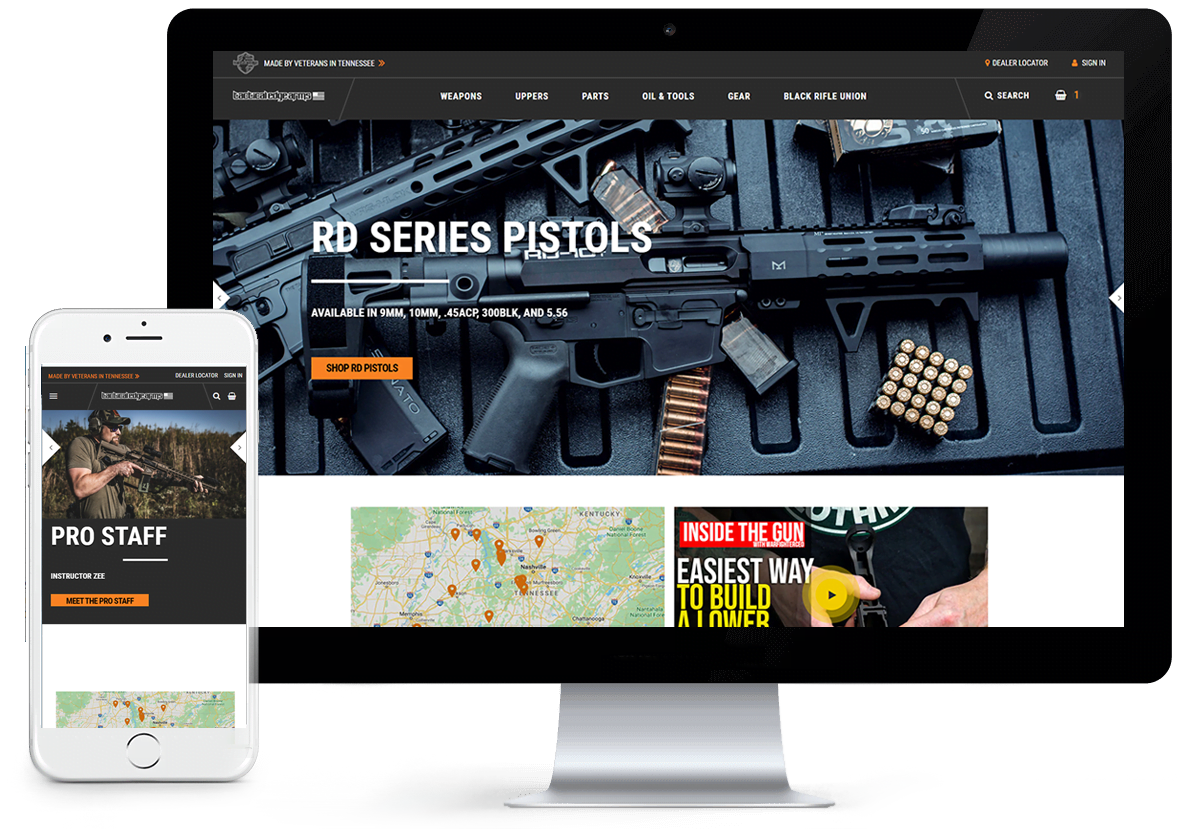 Tactical-Edgearms.com - BigCommerce Design, Migration and Development