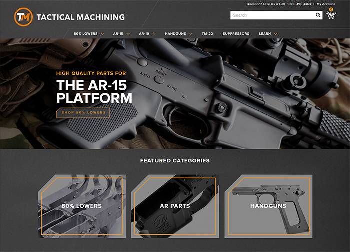 Development, Design and SEO for Firearms Industry