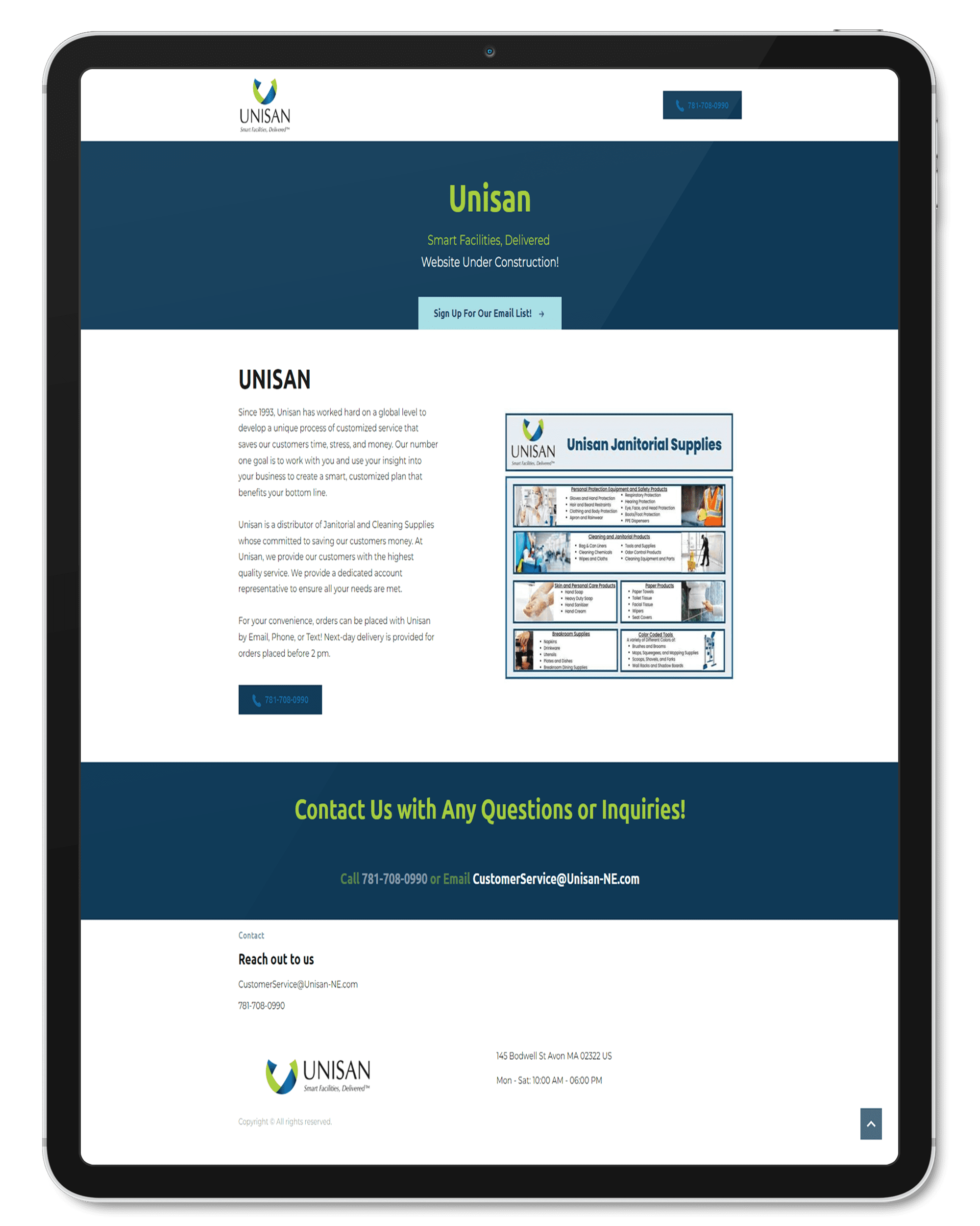 Unisan Direct - BigCommerce Design and Development