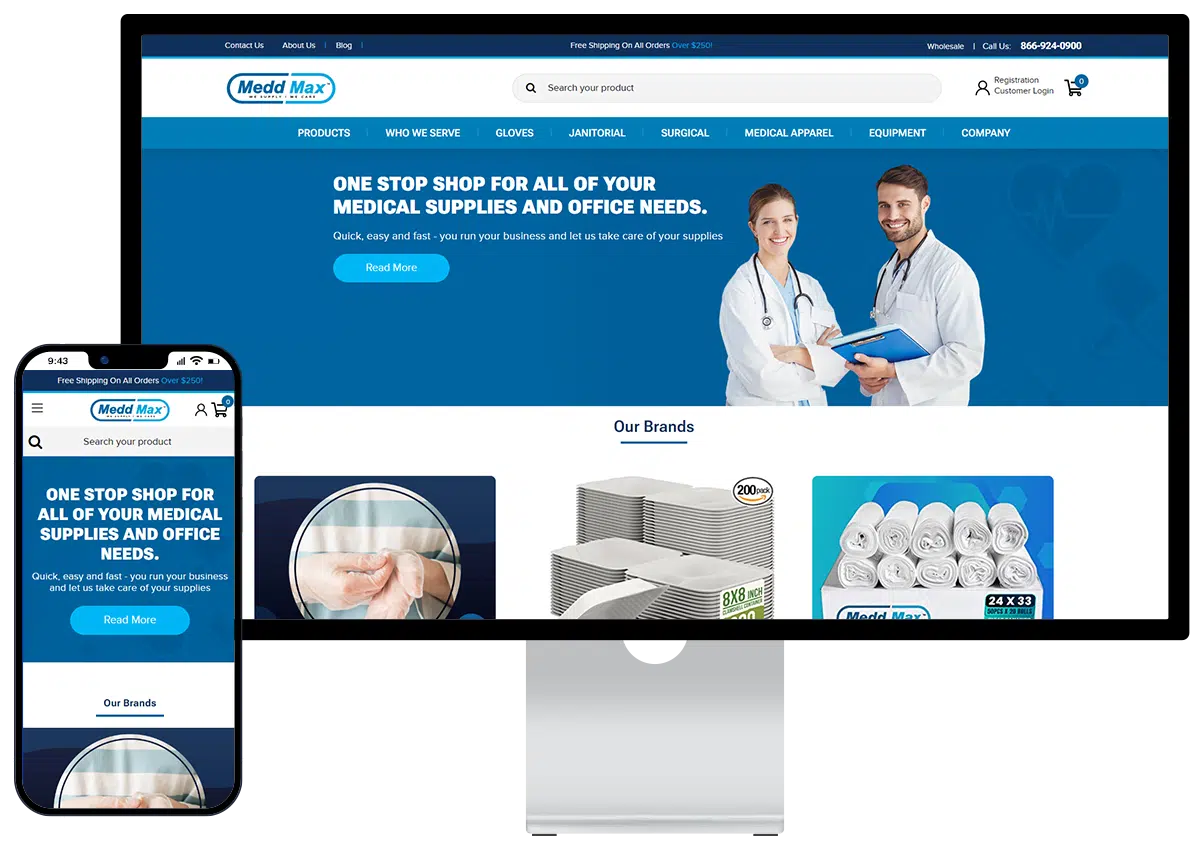 meddmax.com Store Redesign