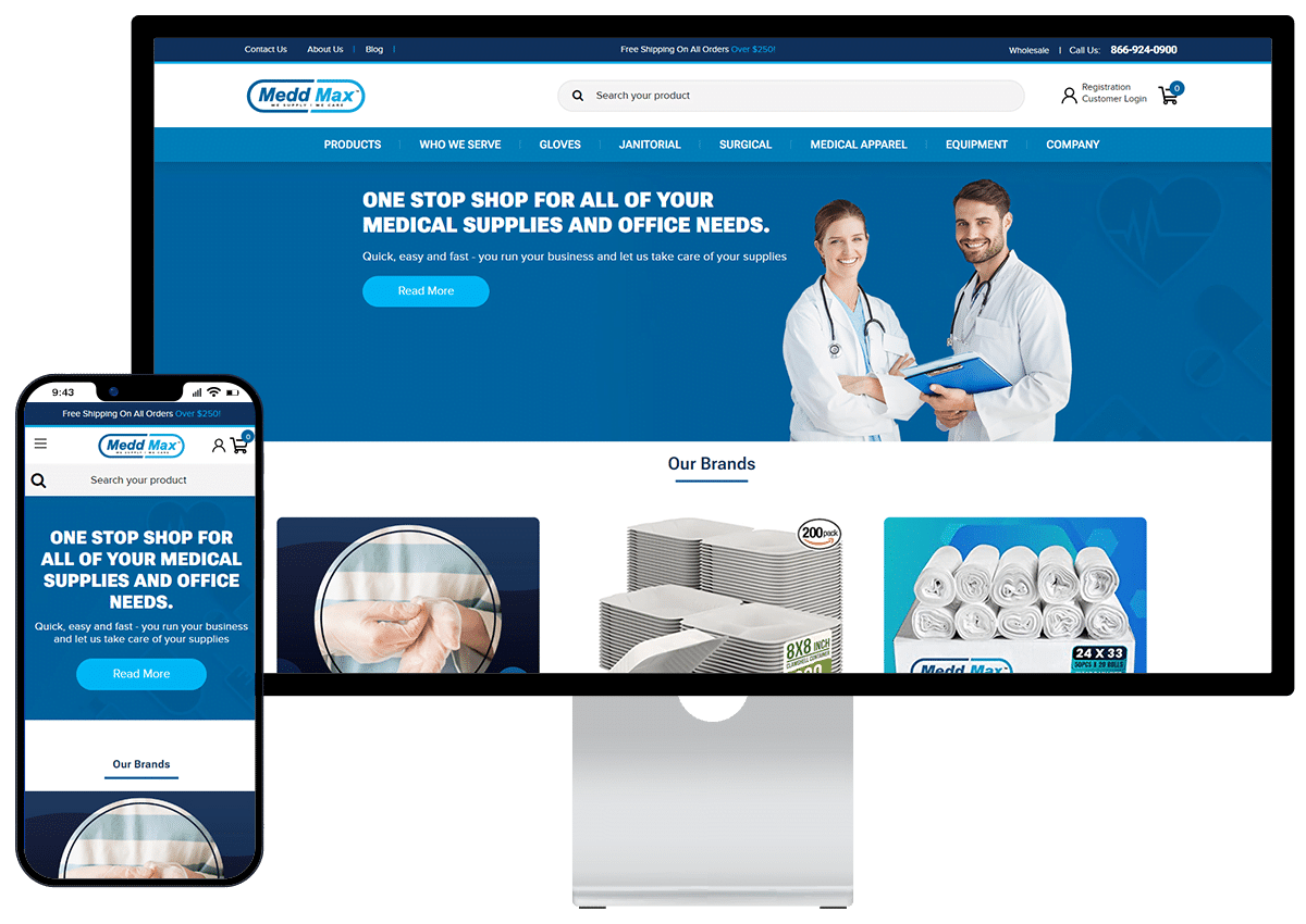 meddmax.com Store Redesign