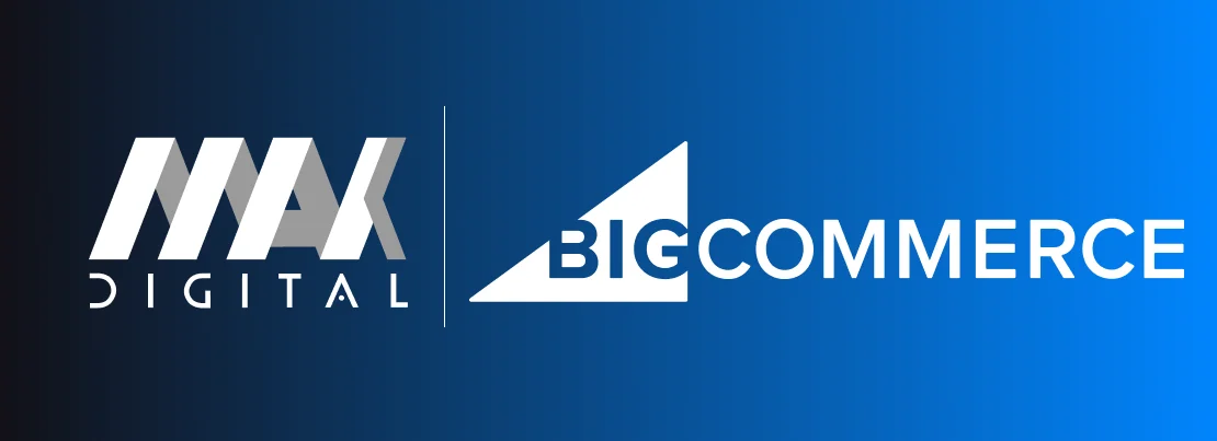 MAK Digital and BigCommerce logo's together