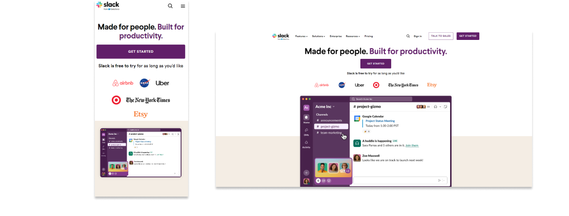 slack example 