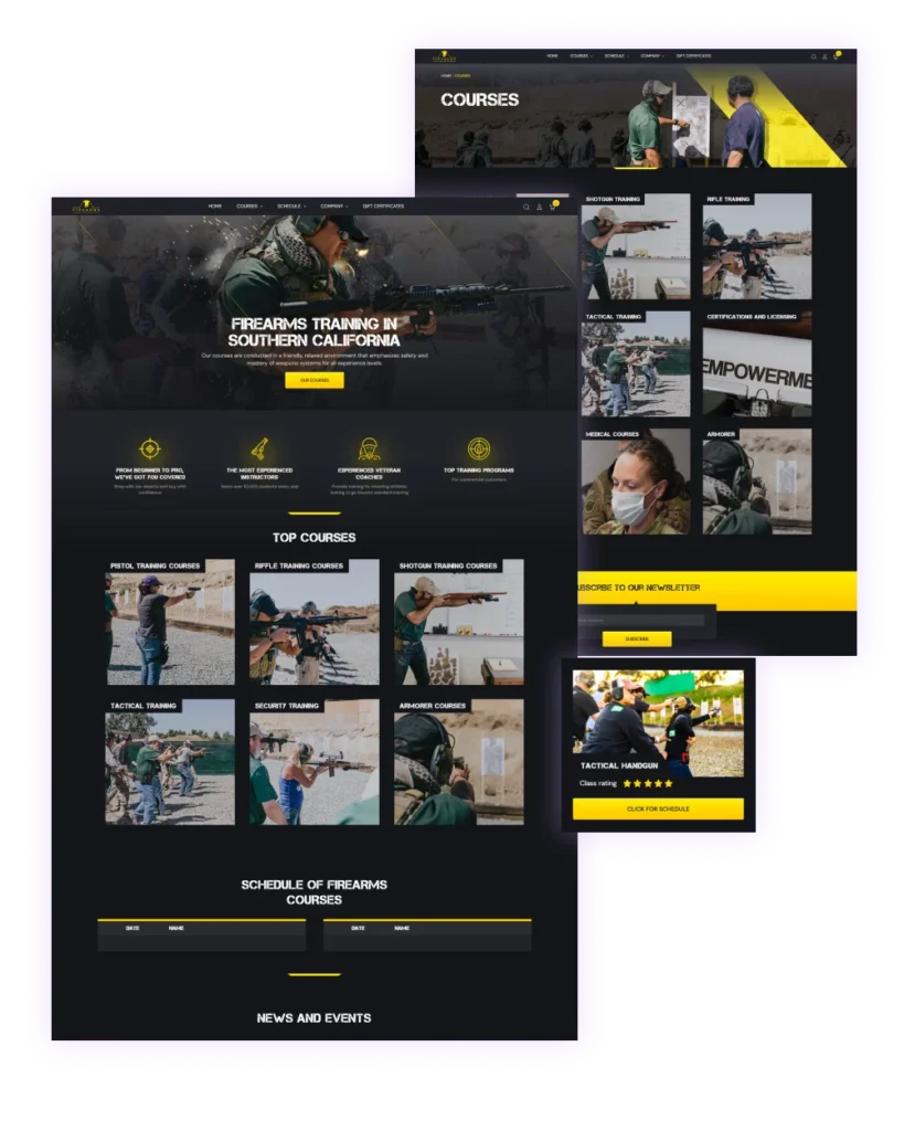 Firearms Training Associates BigCommerce Redesign