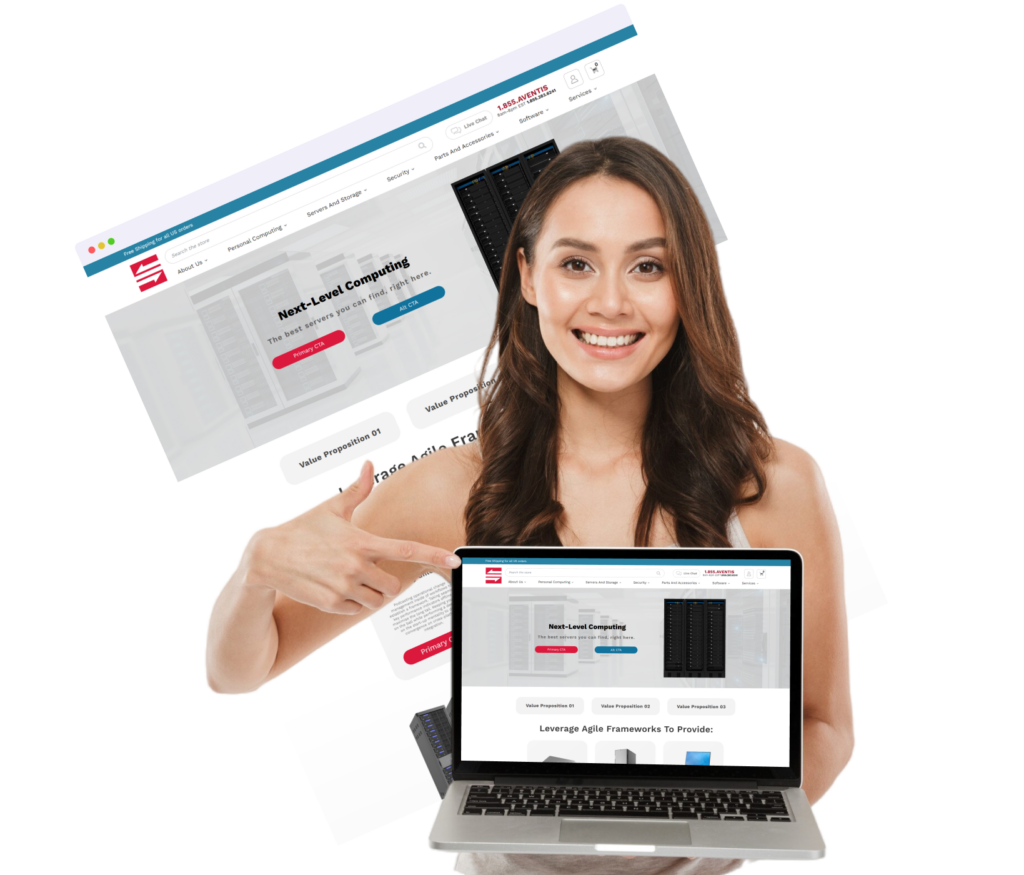 aventis systems bigcommerce website Redesign