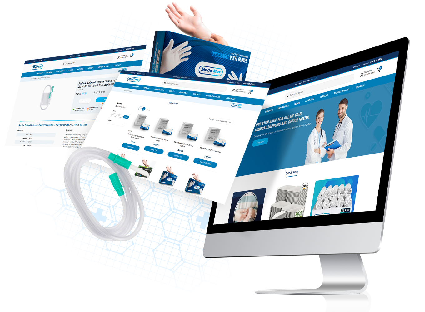 Medical Supplies Industry Web Development, Design and Marketing