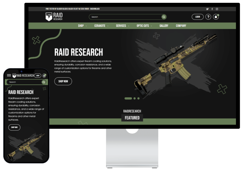 Raid Research Site Build, Design, and Development Case Study