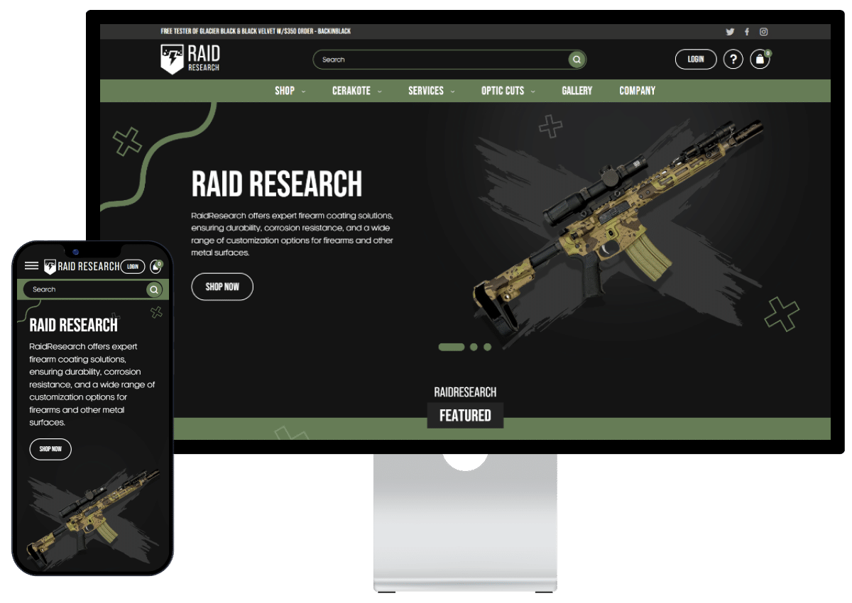 Raid Research Site Build, Design, and Development Case Study