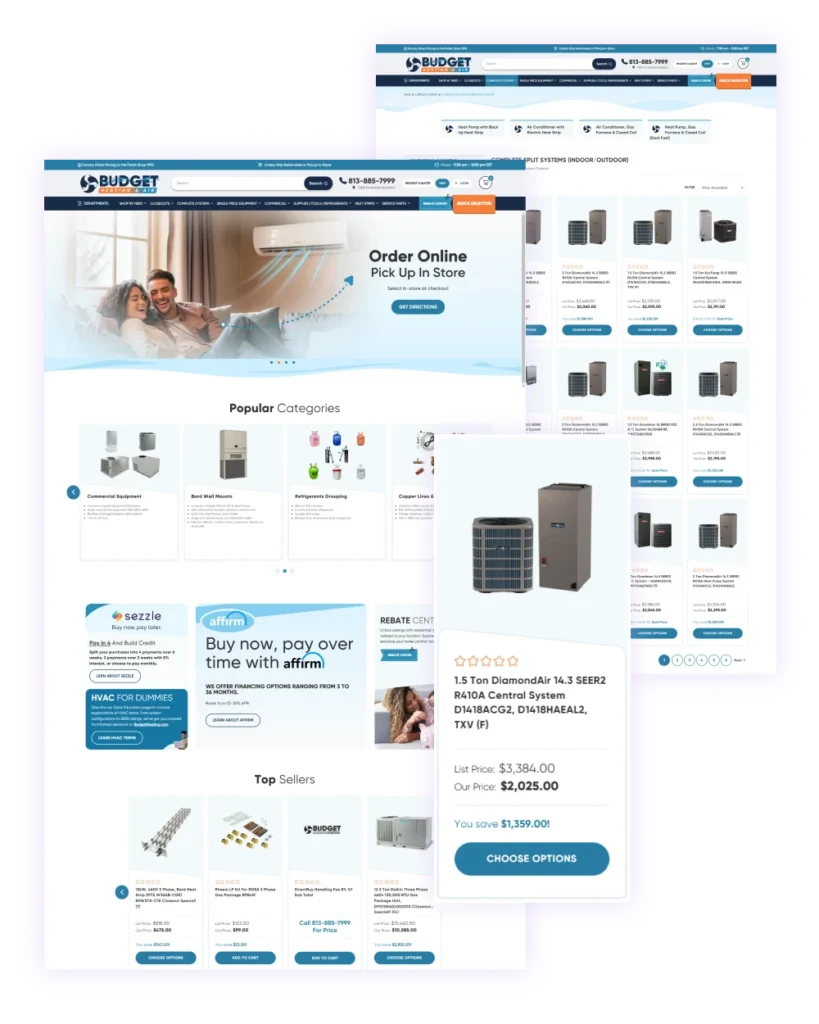 BudgetHeating.com BigCommerce Migration: A Modern eCommerce Solution
