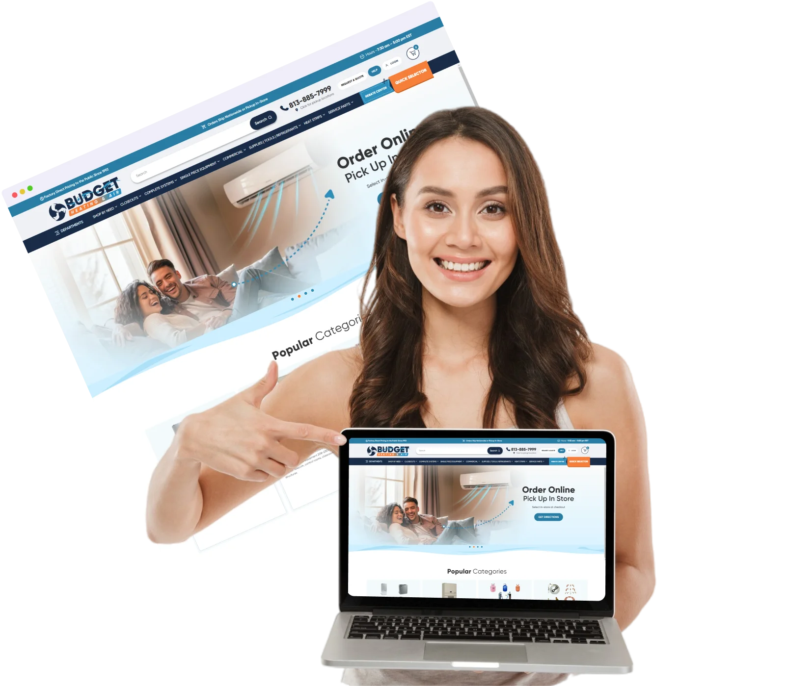 BudgetHeating.com BigCommerce Website Redesign