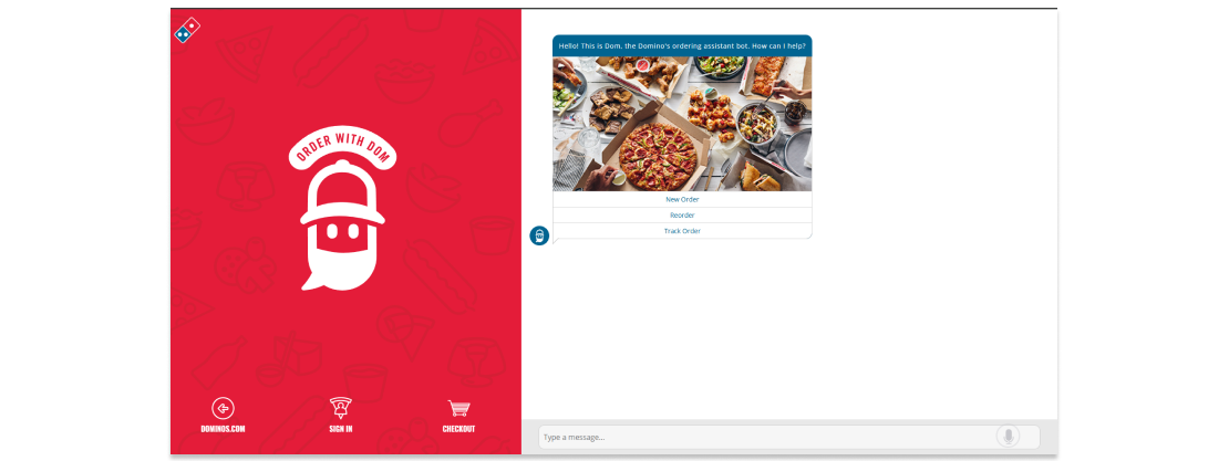 Dominos Voice Assistant