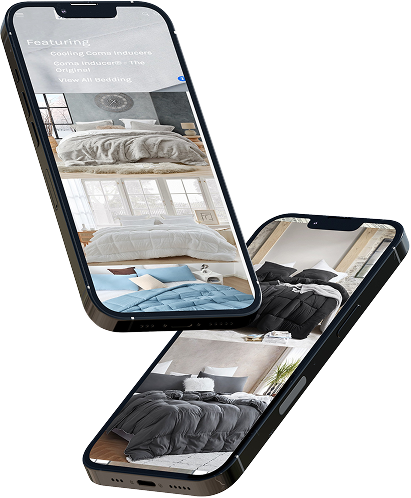 Barn door web design concept