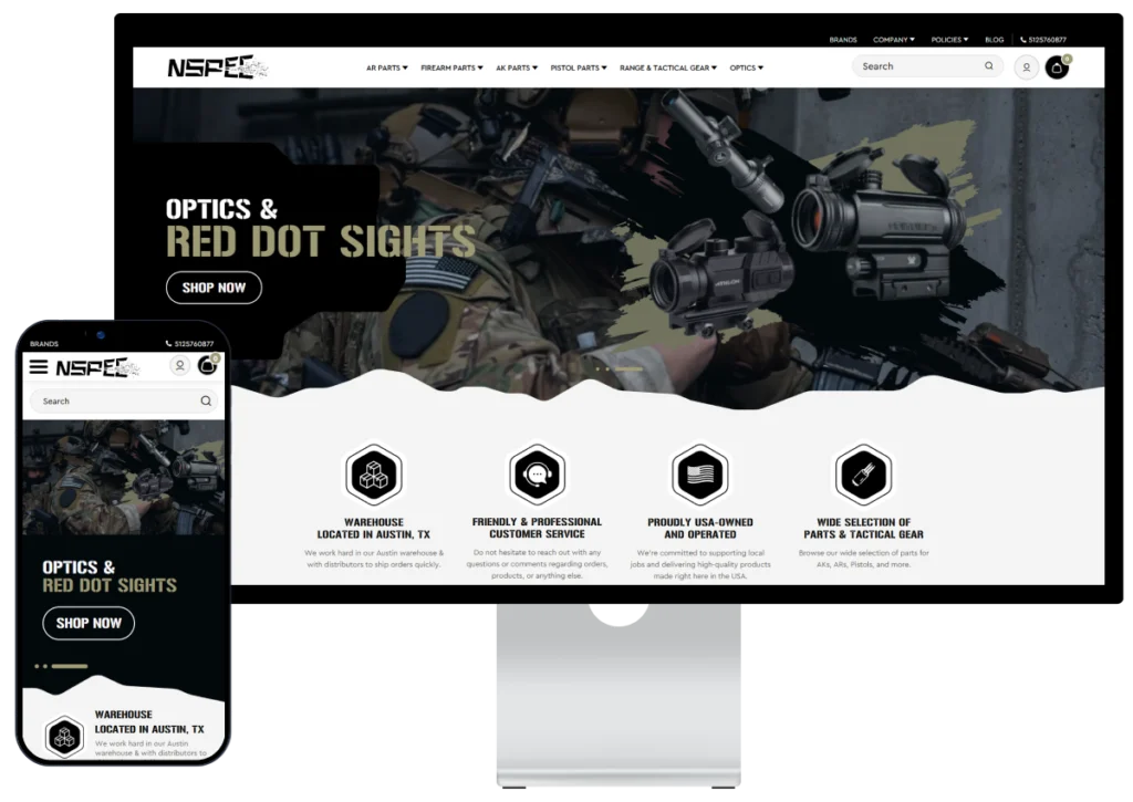 NSPEC Innovations BigCommerce Theme Case Study