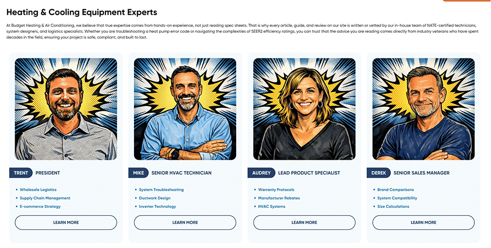 Authors Landing Page