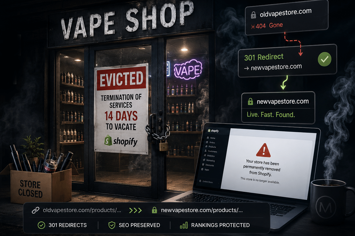 Shopify Just Evicted Every Vape Store on the Platform. Now What?